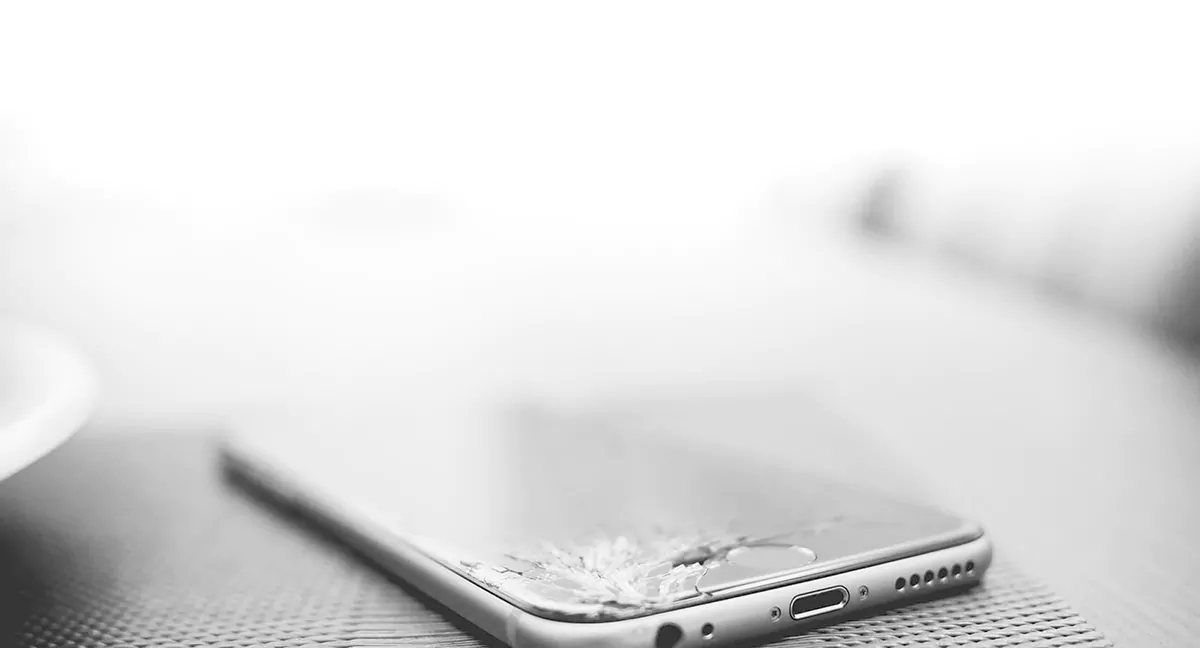 Blurred background of a phone repair